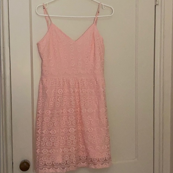 Abercrombie & Fitch Dresses & Skirts - NWT Abercrombie & Fitch pink laced dress size: L